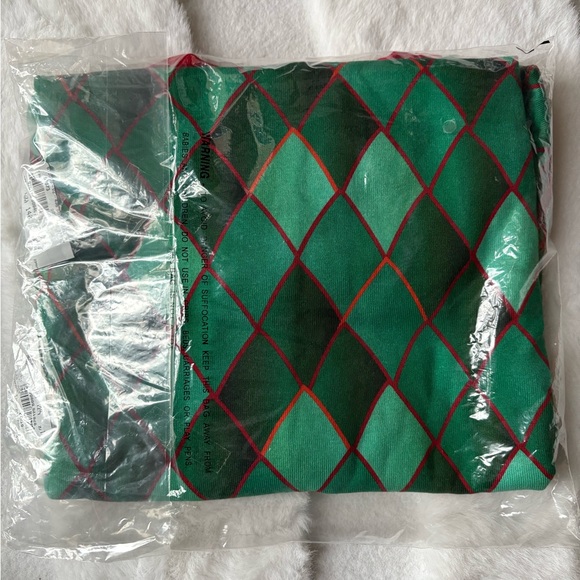 Hanna Andersson Organic Cotton Long John Pajama Set - Dragon Scales Sz 10 - Picture 4 of 4